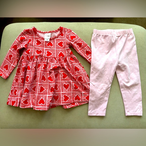 Hanna Andersson Other - Hanna andersson peplum and leggings set